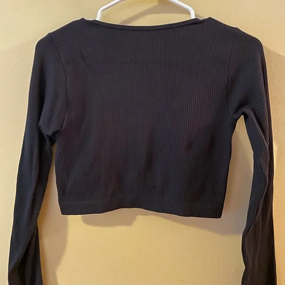 Garage long sleeve ribbed seamless top - Picture 4 of 4